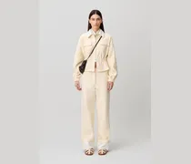 Baumwollblouson mit Hemdkragen