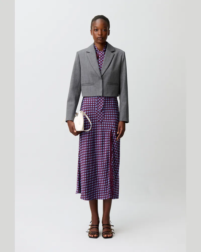 Claudie Pierlot Wollblazer Grau-meliert