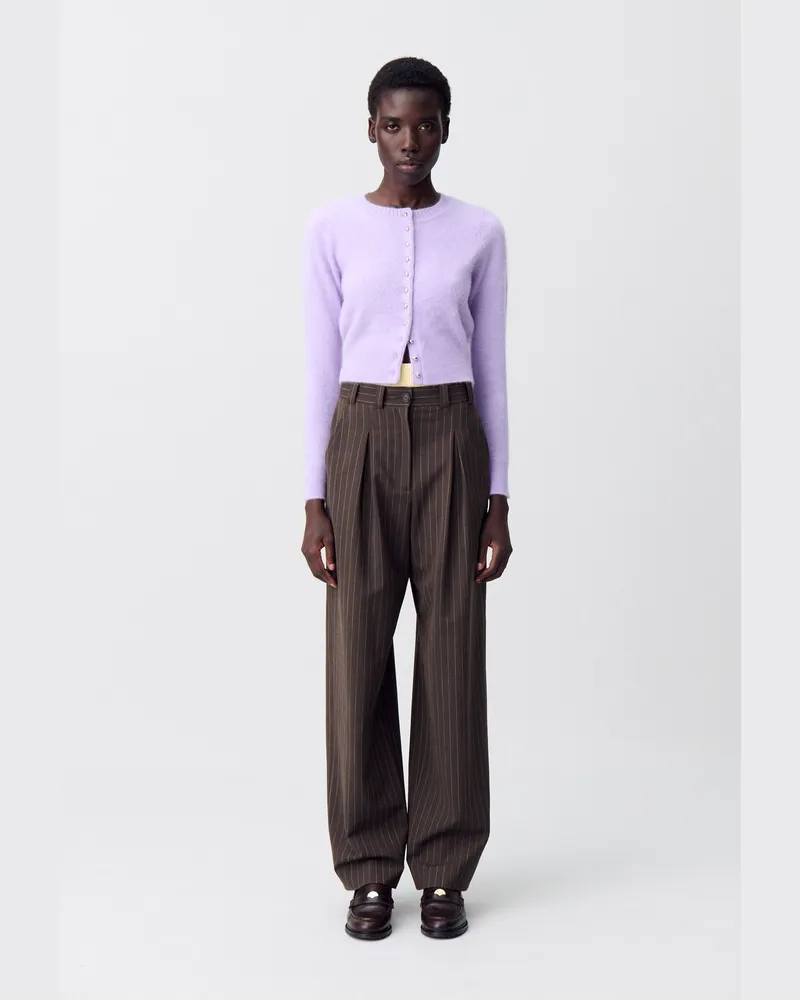 Claudie Pierlot Gestrickter Cardigan Parme