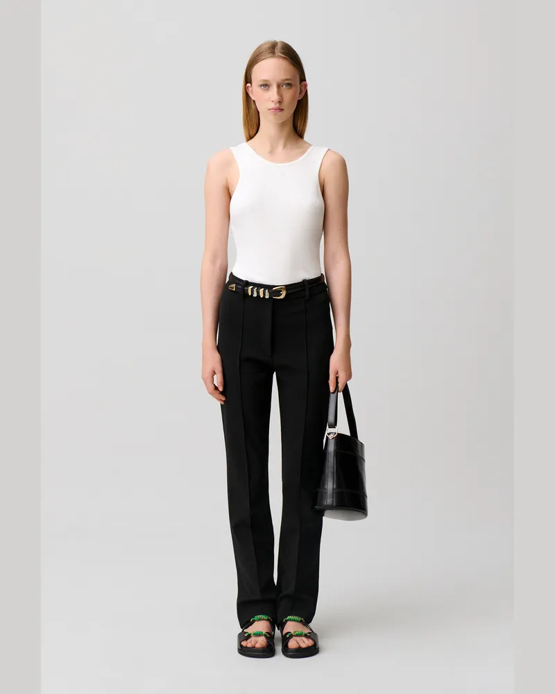 Claudie Pierlot Zigarettenhose Schwarz
