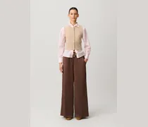 Fließende Satinhose