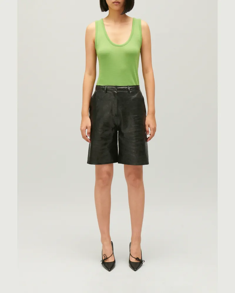Claudie Pierlot Tanktop aus Wolle Matcha