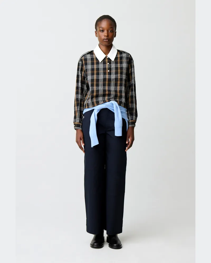 Claudie Pierlot Karierte Bluse Multico