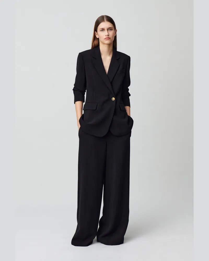 Claudie Pierlot Knopfblazer Schwarz