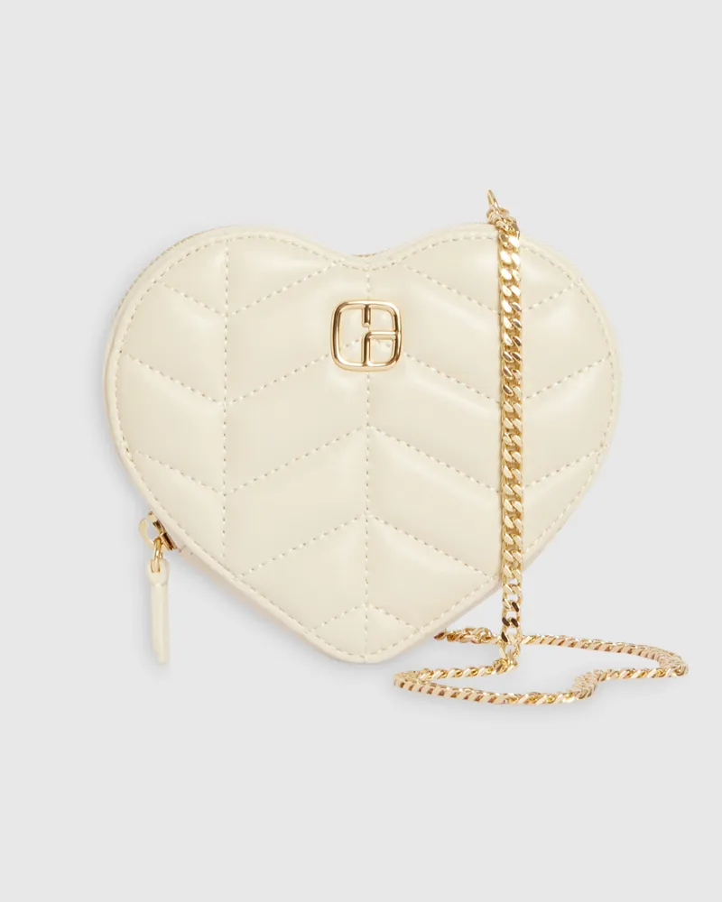 Claudie Pierlot Kleine Herz-Tasche Leder Mastix