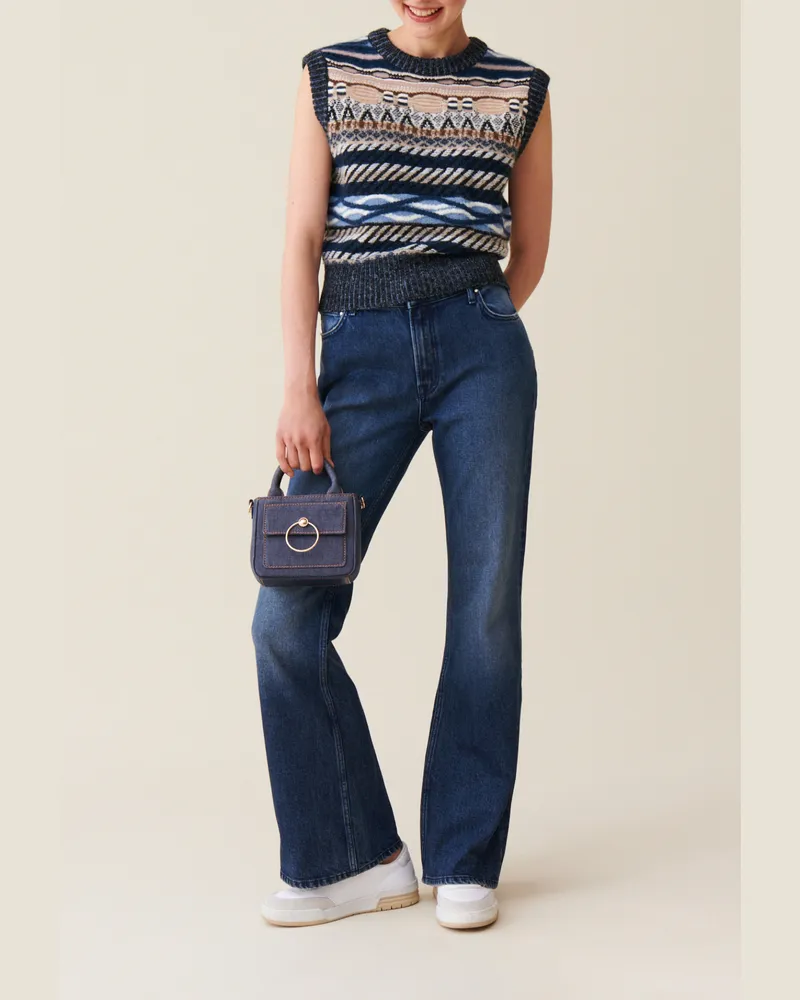 Claudie Pierlot Denim-Jeans im Flared-Stil Denim