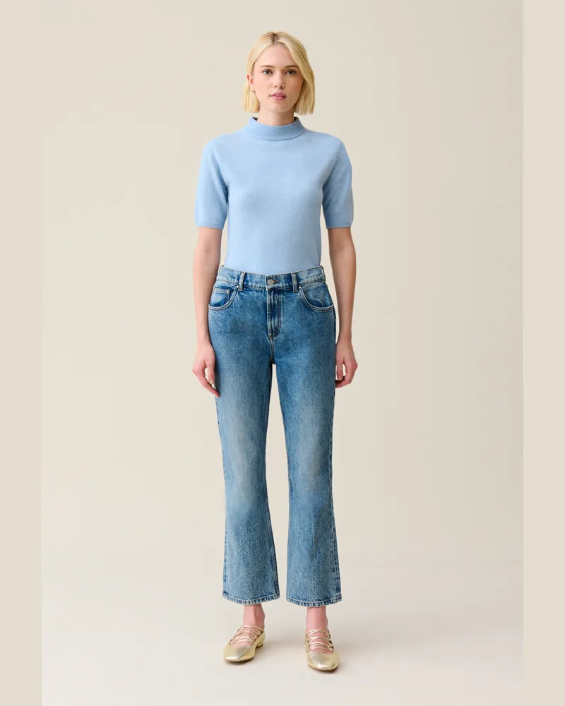 Claudie Pierlot Hellblaue Flared Jeans Denim
