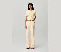 High-Waist-Schlagjeans