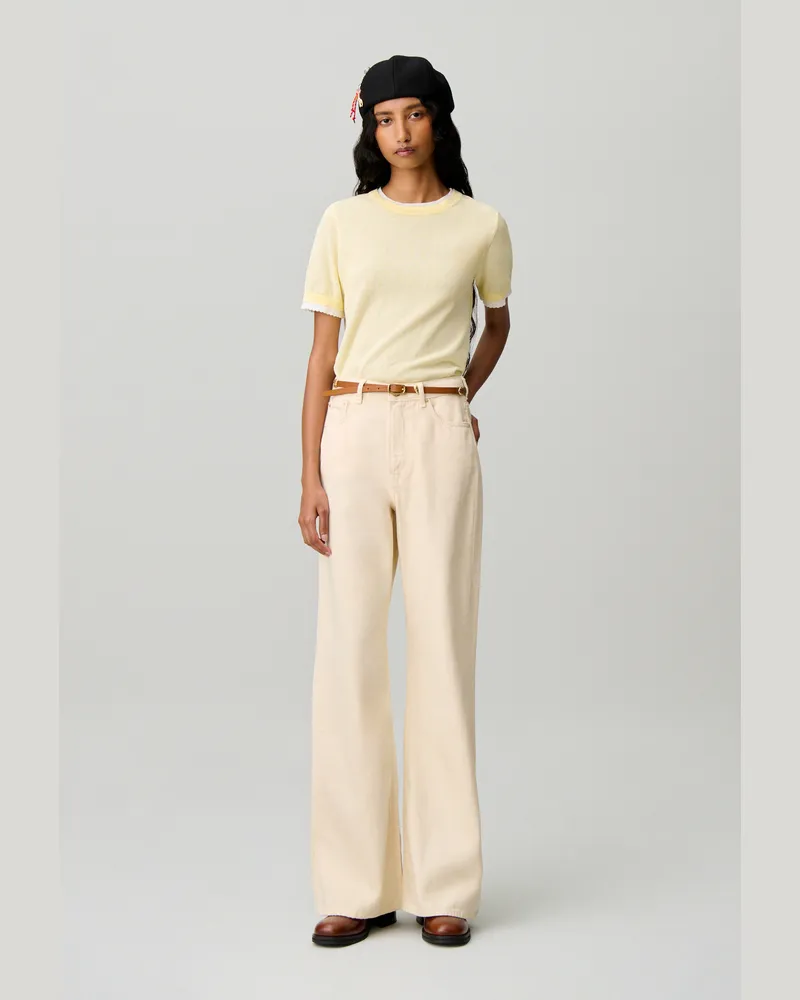 Claudie Pierlot High-Waist-Schlagjeans Denim