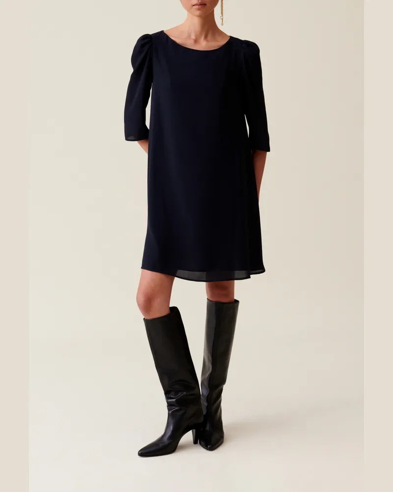 Claudie Pierlot Kurzes Kleid Rififi Marine