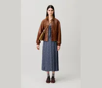 Fließendes Print-Kleid