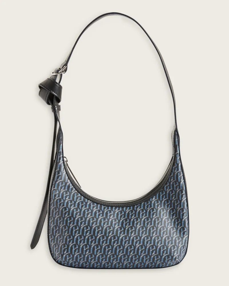 Claudie Pierlot Monogramm-Tasche Andrea Blau