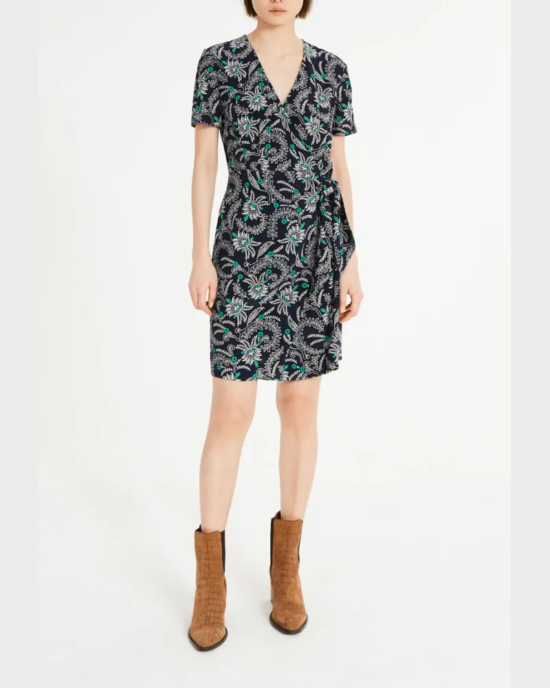 Claudie Pierlot Wickelkleid Dunkler
