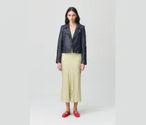 Jacke aus genarbtem Leder