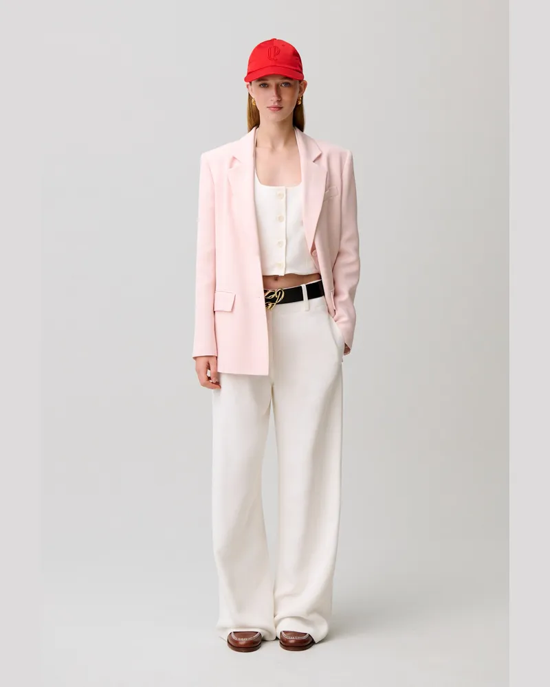 Claudie Pierlot Gerade Hose Ecru