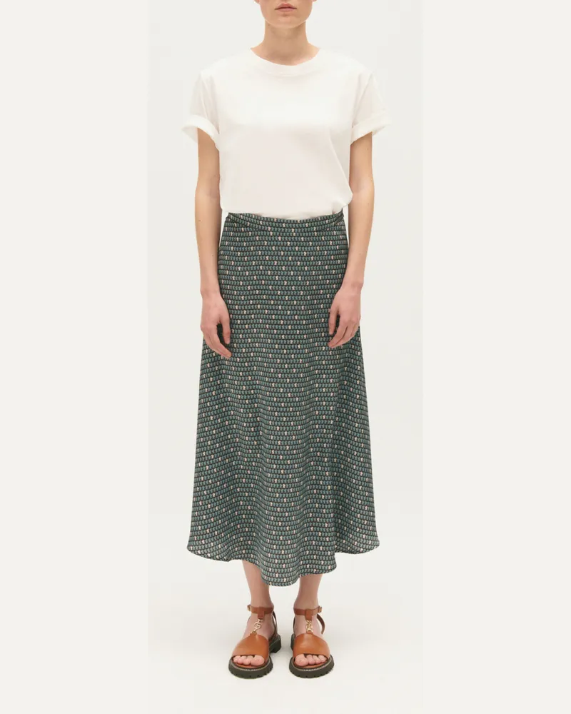 Claudie Pierlot Midirock mit Print Heller