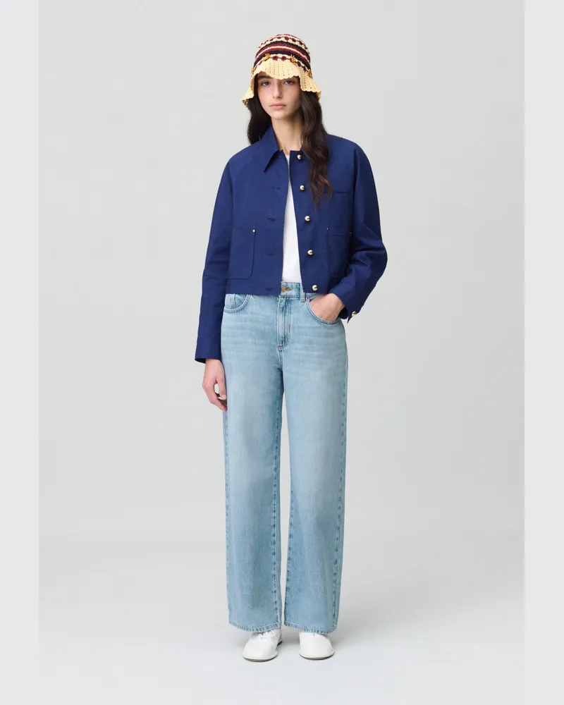 Claudie Pierlot Hösen Denim Straight Leg Denim