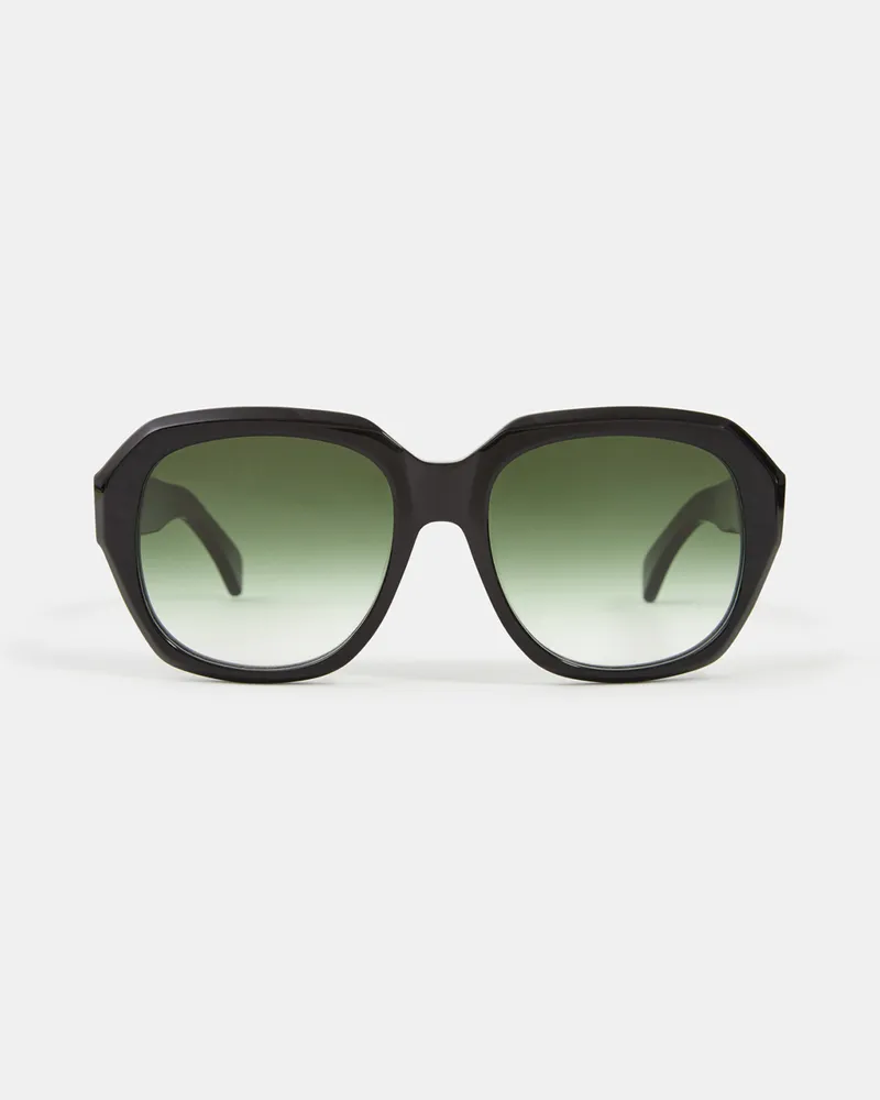 Claudie Pierlot Viereckige Sonnenbrille Schwarz