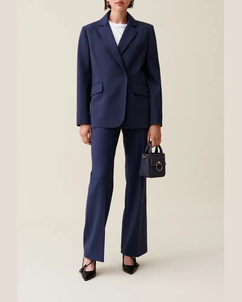 Claudie Pierlot Dunkelblaues Doppelreihiges Sakko China