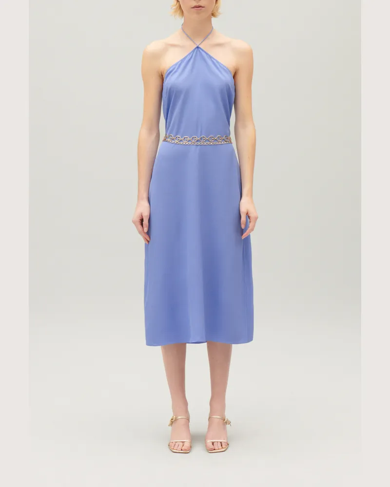 Claudie Pierlot Kurzes Kleid mit Rückenausschnitt Lavande