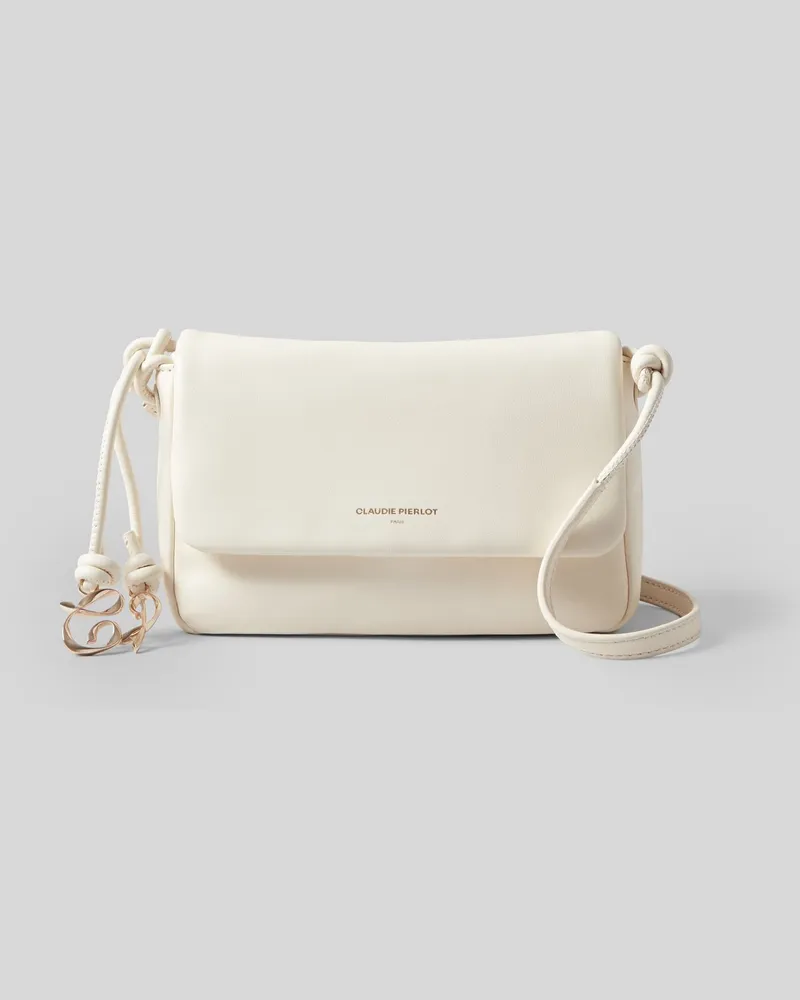 Claudie Pierlot Umhängetasche Ecru