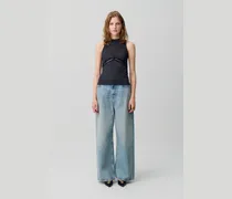 Ärmelloses T-Shirt mit Spitze