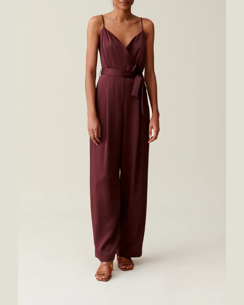 Claudie Pierlot Cappuccino Overall mit Gürtel Cappuccino