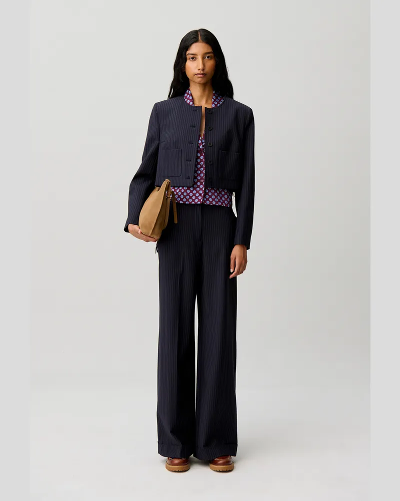 Claudie Pierlot Anzughose Zweifarbig