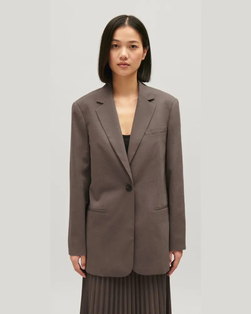 Claudie Pierlot Kastanienbrauner Blazer Marron