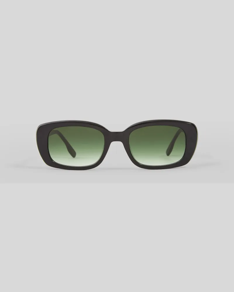 Claudie Pierlot Rechteckige Sonnenbrille Schwarz