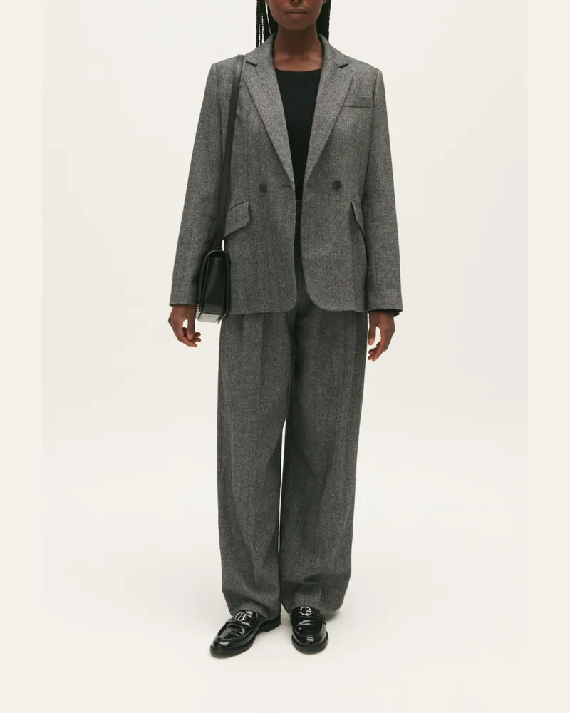 Claudie Pierlot Zweifarbiger Blazer Zweifarbig