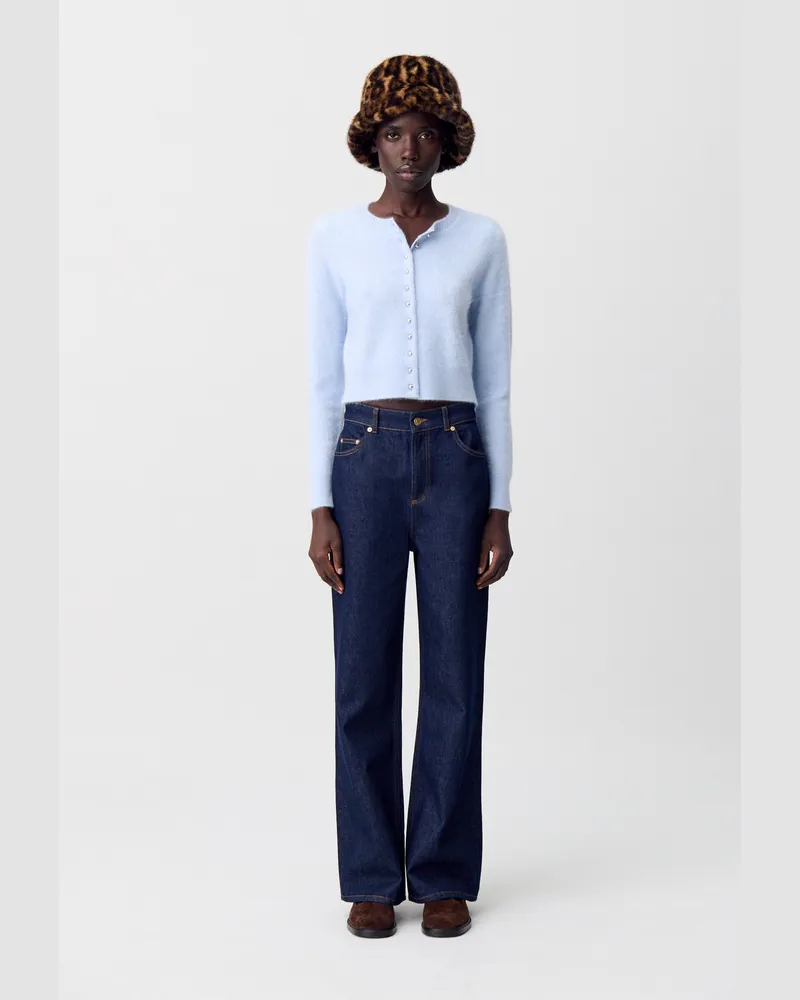 Claudie Pierlot Gestrickter Cardigan Ciel