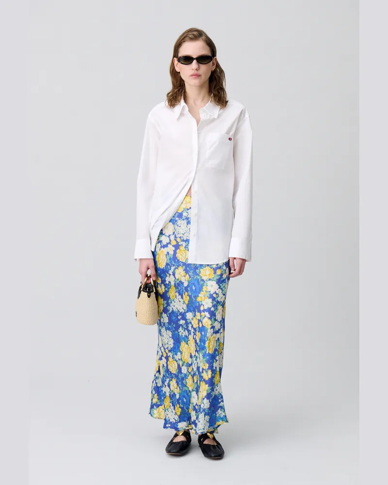 Claudie Pierlot Midirock mit Blumenmuster Multico