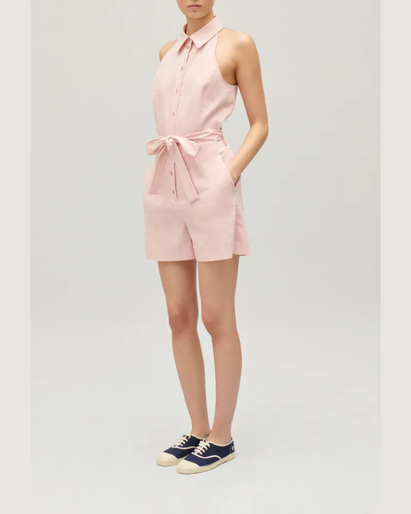 Claudie Pierlot Playsuit mit Gürtel Dragee
