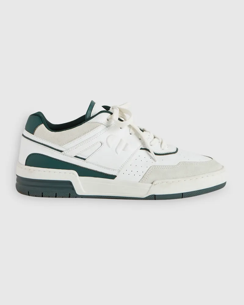 Claudie Pierlot Weißes sneakers nachhaltigem Leder Weiß