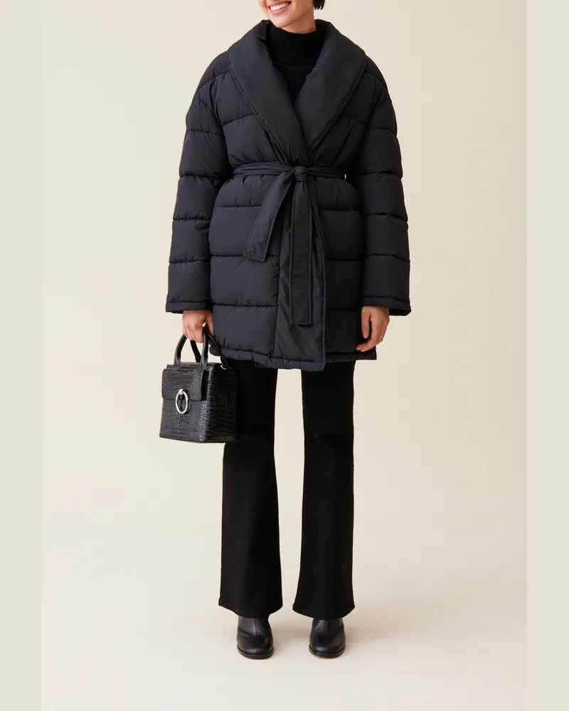 Claudie Pierlot Steppjacke mit Schalkragen Schwarz