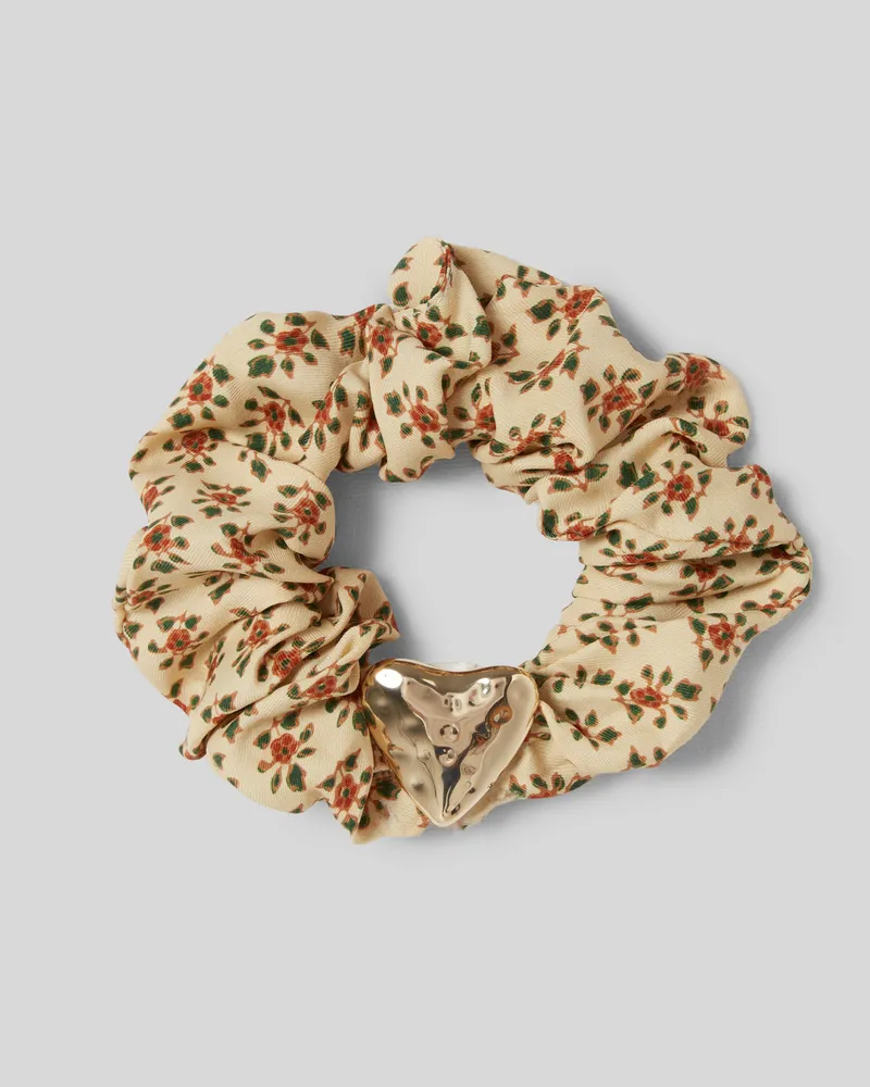 Claudie Pierlot Haargummi Blumen Schmuck Herz Multico