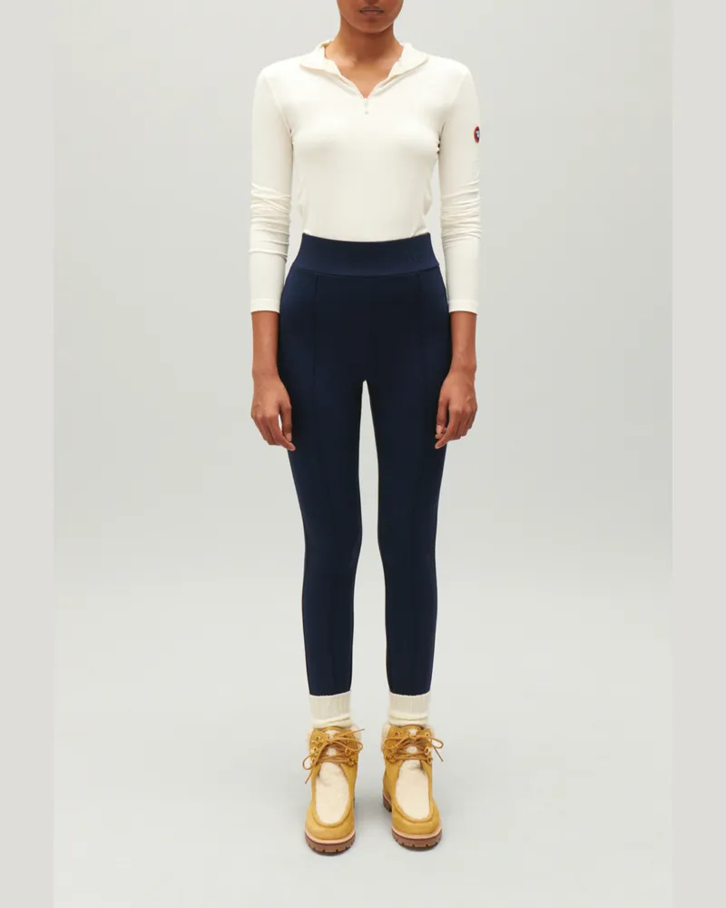 Claudie Pierlot Marineblaue Keil-Leggings Marine