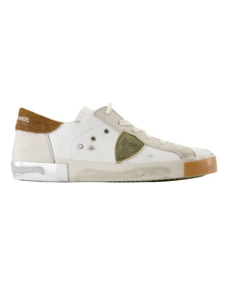 Philippe Model PRSX LOW Sneakers  Leder Weiß White