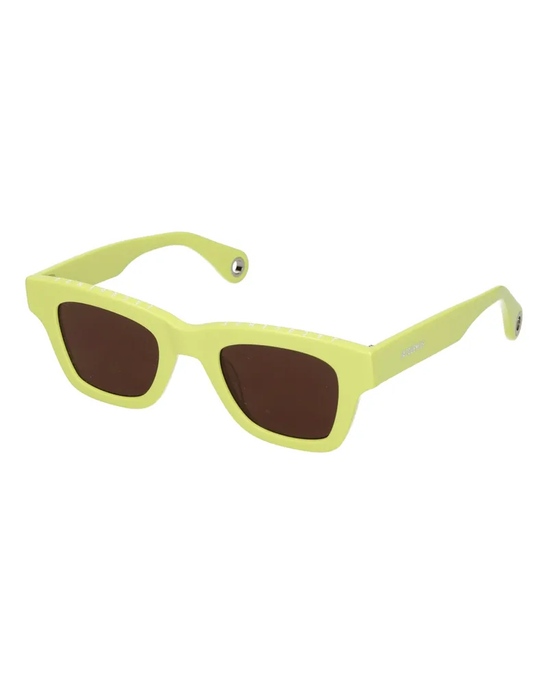 Jacquemus Sonnenbrille Frauen acetat gelb -