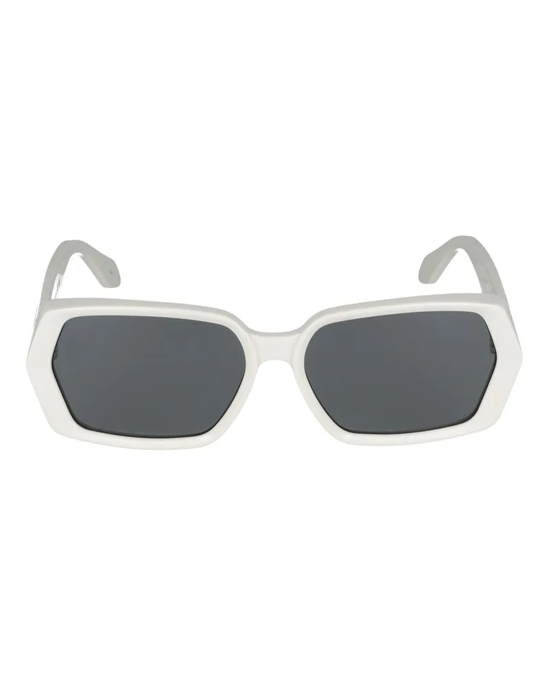 Alaïa Sonnenbrille  AA0082 S 002 Weißes weißes Grau /16 /135 002