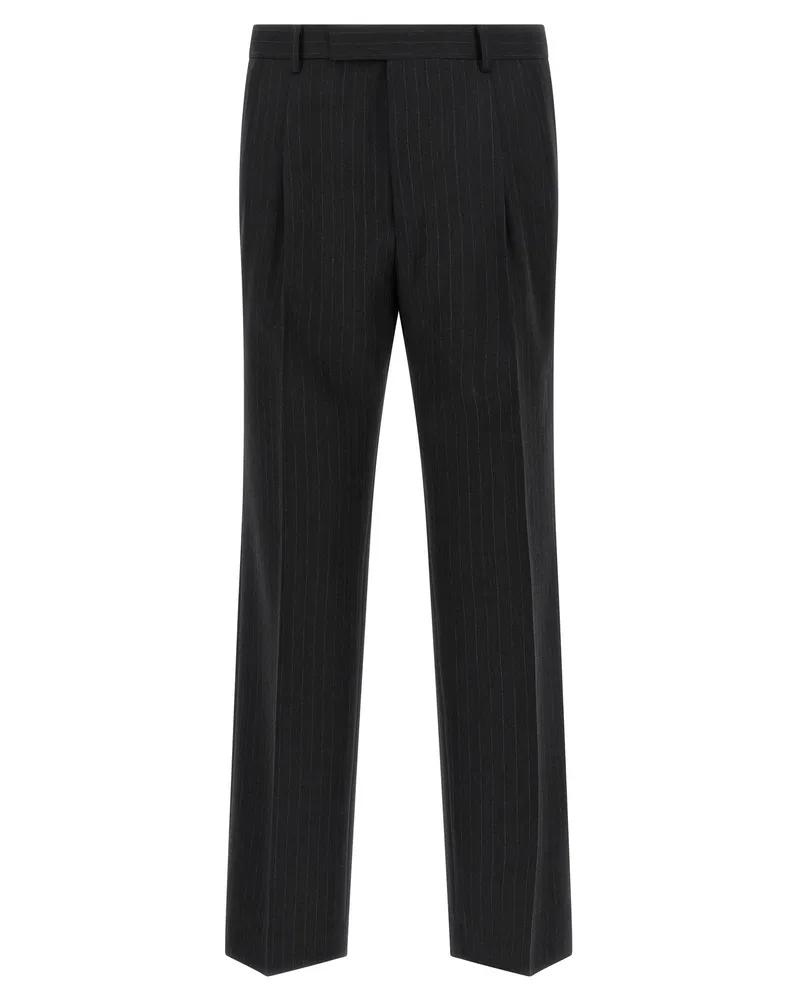 AURALEE Nadelstreifenhose Gray