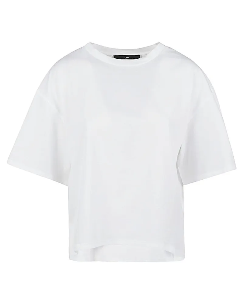 Liviana Conti übergroße Baumwoll -T -Shirt White