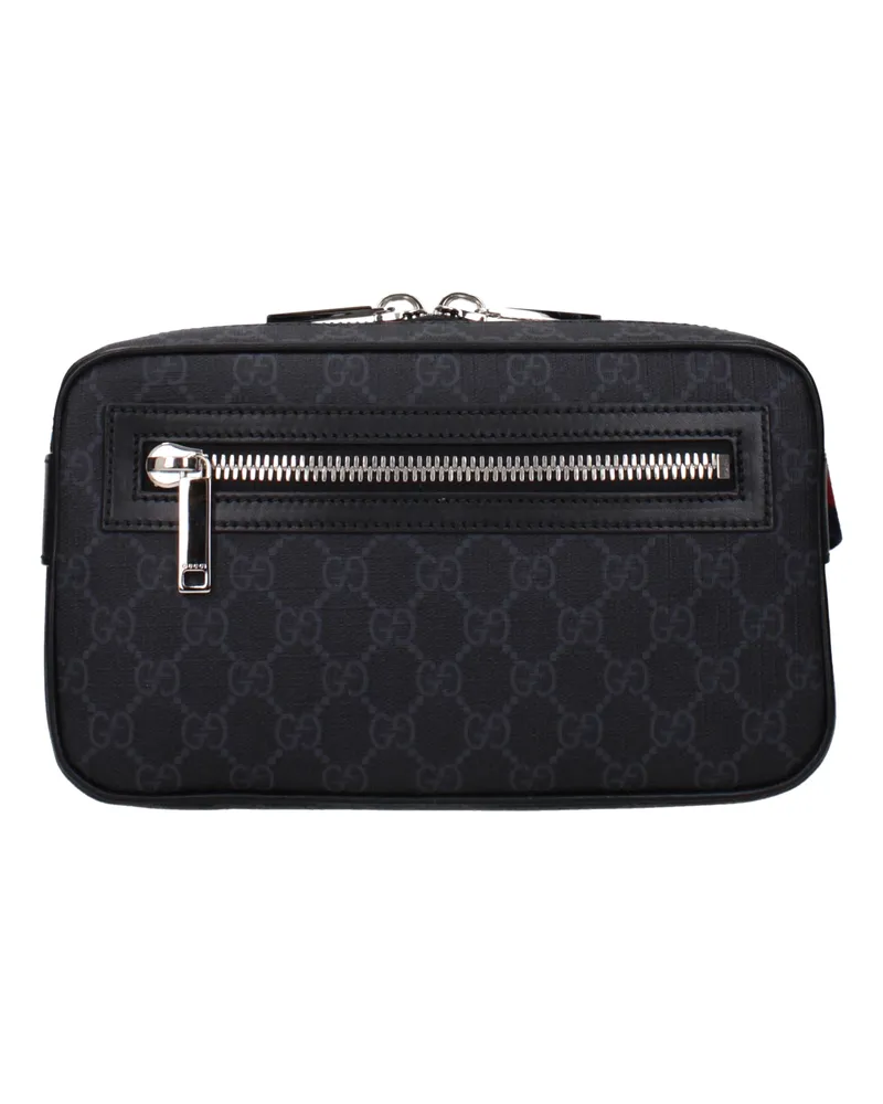 Gucci Herrens Rucksäcke und Taschen aus schwarzem Stoff -