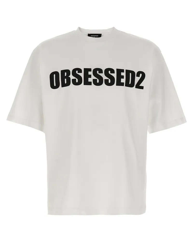 Dsquared2 gedrucktes T -Shirt White