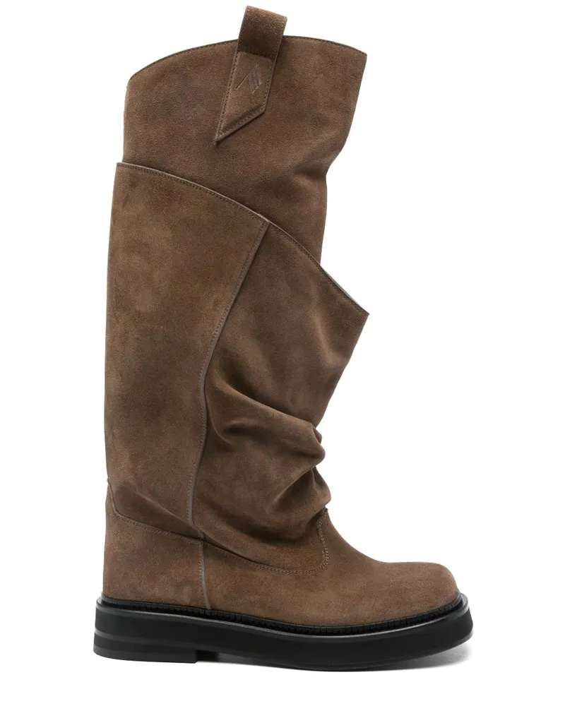 ATTICO Die Attico Passeggiata Wildlederstiefel Brown