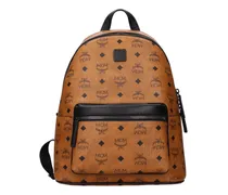 Rucksäcke und Schaum Männer Lederbraun/Cognac