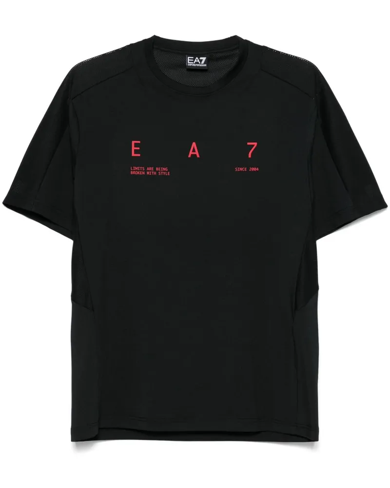 EA7 Logo T -Shirt Black