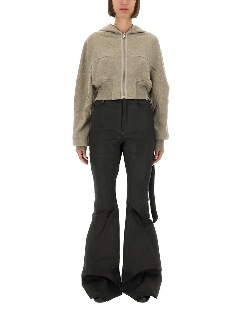 DRKSHDW by Rick Owens Gimp Collage" Sweatshirt Grey