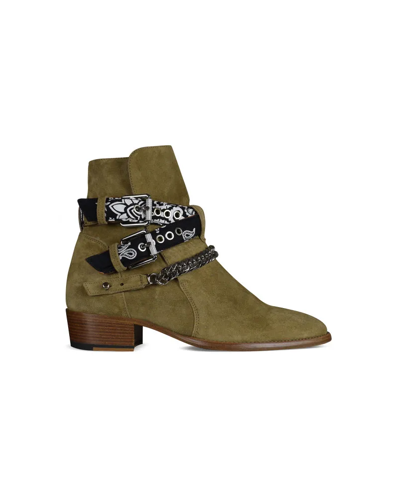 Amiri Boots Bandana Schnalle Brown